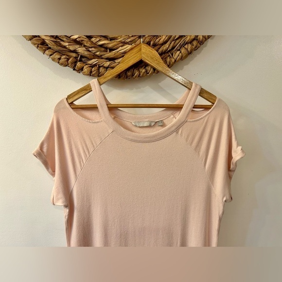 Athleta Shala Light Pink Cold Shoulder Dress - Picture 2 of 10